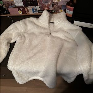 Eddie Bauer quarter zip Sherpa